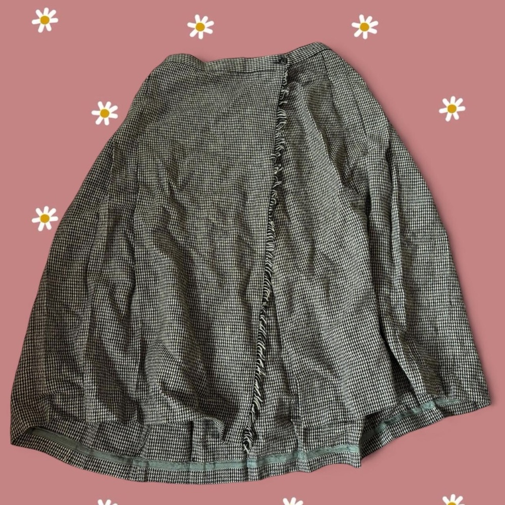 Black and White Gingham Vintage Glenora Skirt
